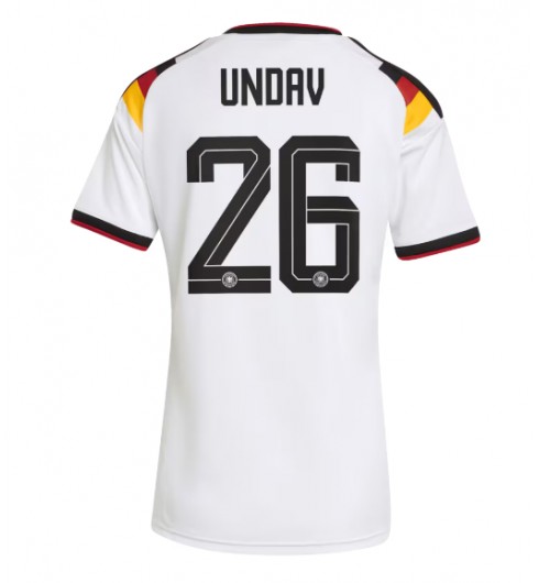Německo Deniz Undav #26 Domácí Dres pro Dámské MS 2026 Krátký Rukáv Německo Deniz Undav #26 Domácí Dres pro Dámské MS 2026 Krátký Rukáv